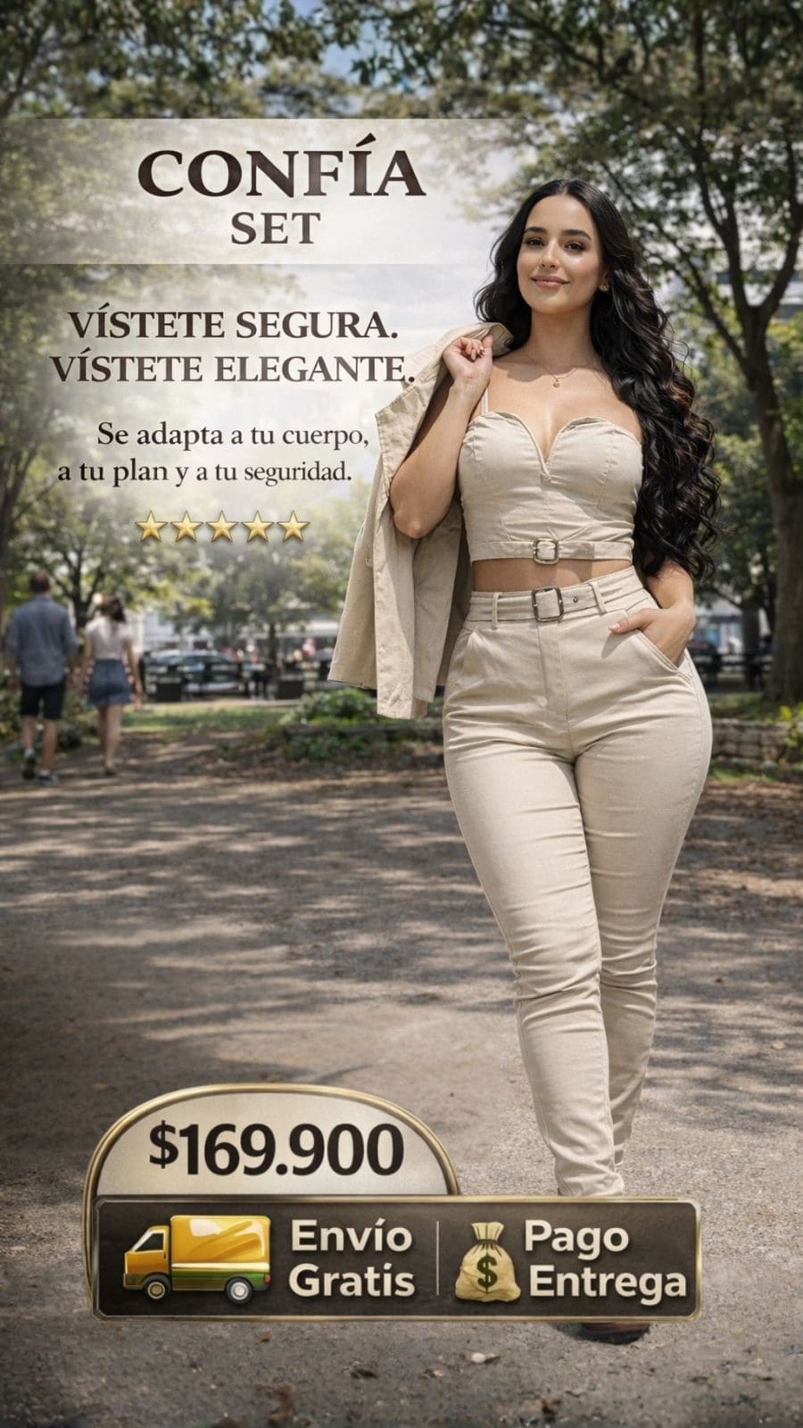 Conjunto de 3 piezas CONFÍA®