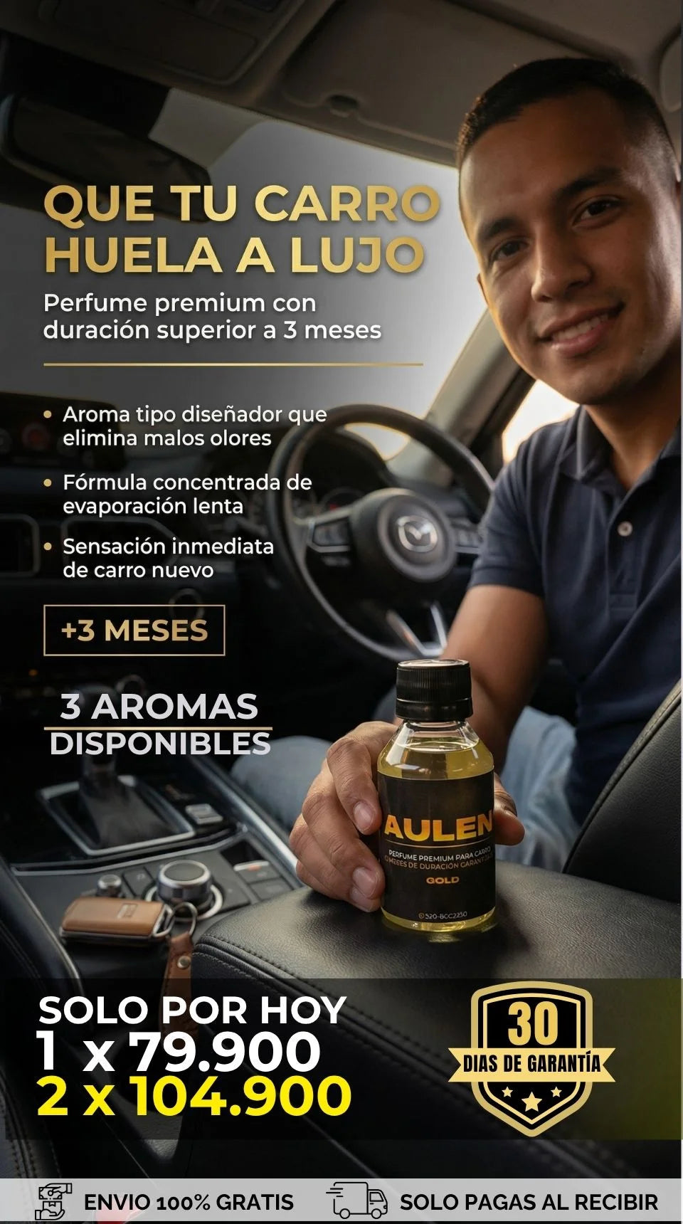 Perfume para carro AULEN
