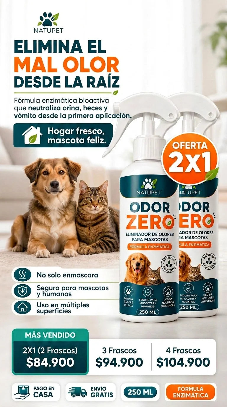 PROMO 2X1 Eliminador de Olores Odor Zero