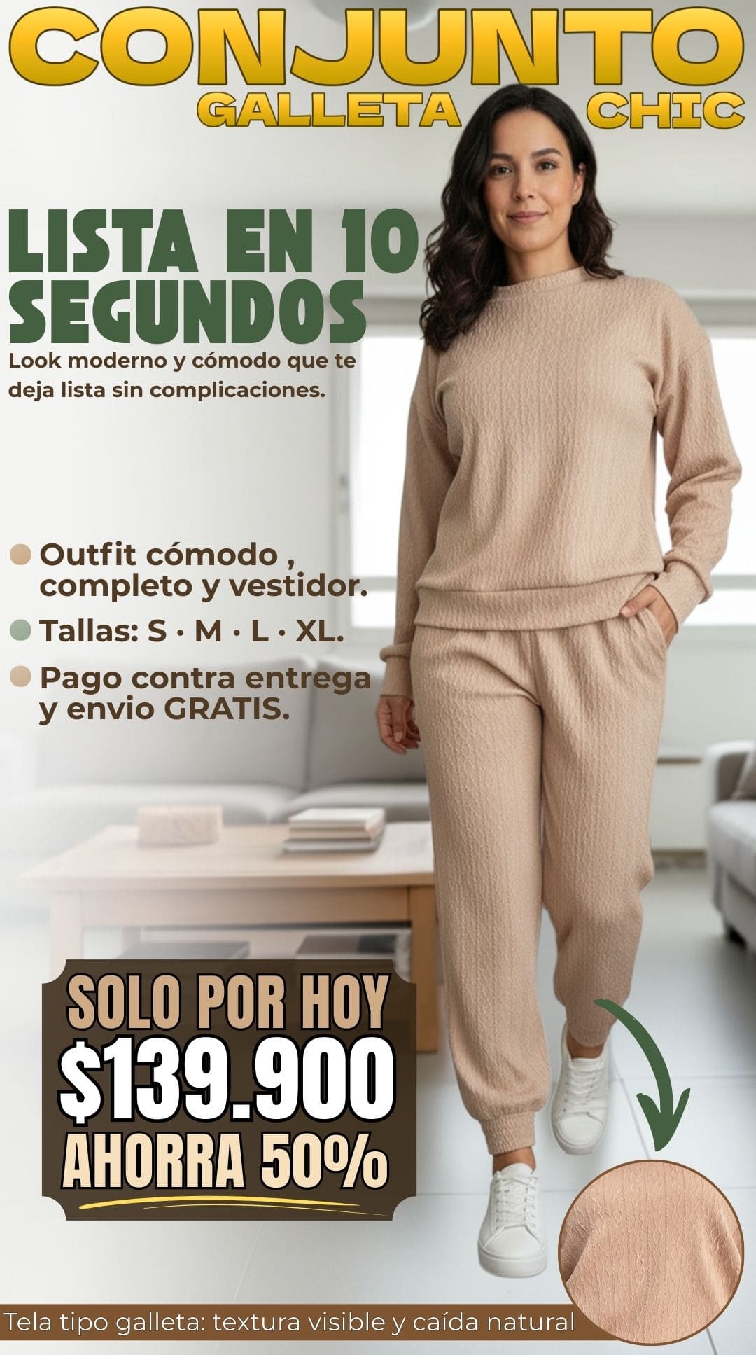 Conjunto Galleta Chic